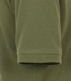 Redmond regular fit heren polo, pique, groen