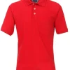 Redmond regular fit poloshirt, rood