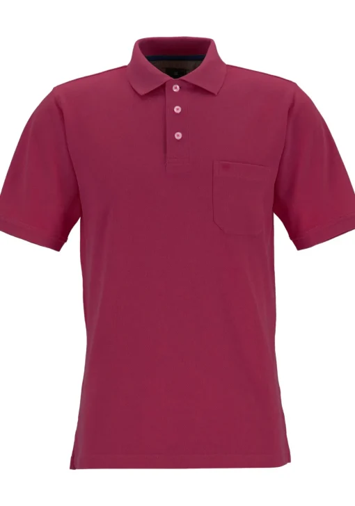 Redmond regular fit poloshirt, fuchsia roze