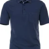 Redmond regular fit poloshirt, jeansblauw melange