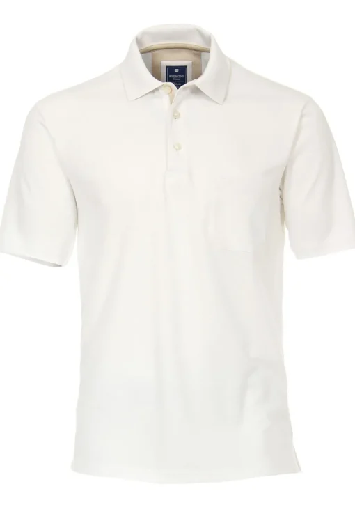 Redmond regular fit poloshirt, wit