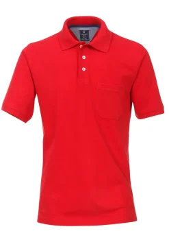 Redmond regular fit poloshirt, rood
