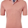 Redmond regular fit poloshirt, oranje melange