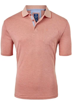 Redmond regular fit poloshirt, oranje melange