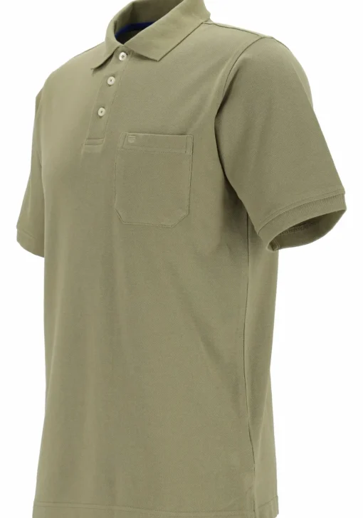 Redmond regular fit poloshirt, olijfgroen