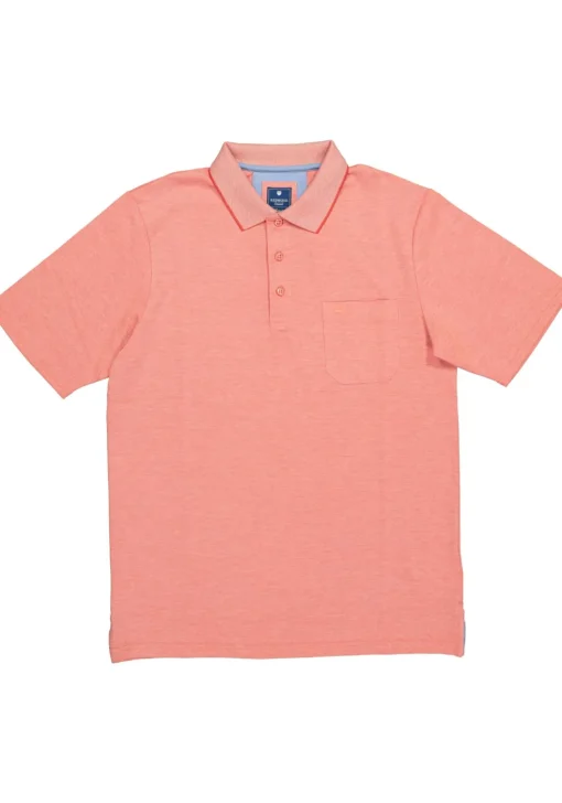 Redmond regular fit poloshirt, oranje melange