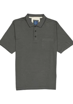 Redmond regular fit poloshirt, antraciet melange