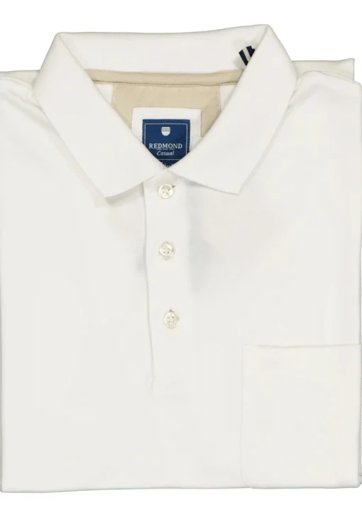 Redmond regular fit poloshirt, wit