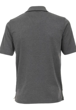 Redmond regular fit poloshirt, antraciet melange