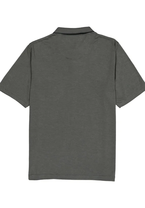 Redmond regular fit poloshirt, antraciet melange