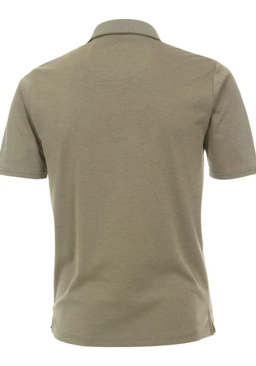 Redmond regular fit poloshirt, olijfgroen melange