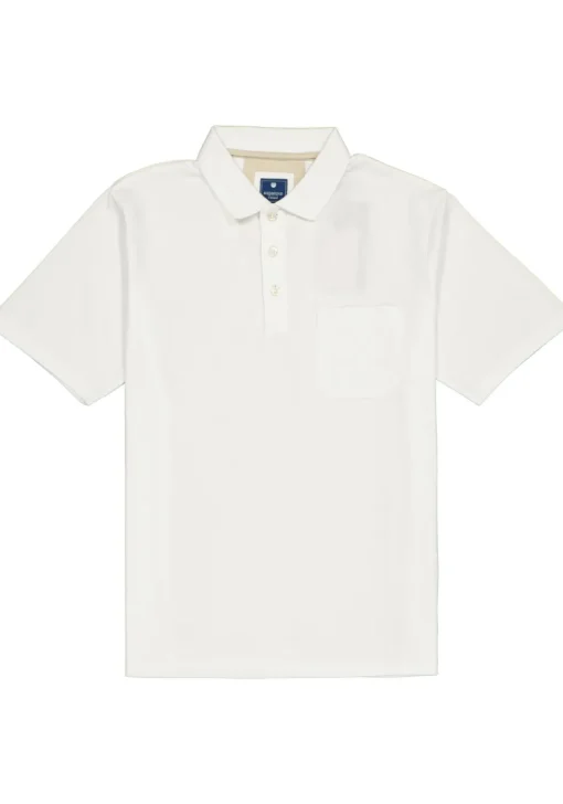 Redmond regular fit poloshirt, wit