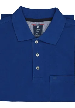 Redmond regular fit poloshirt, kobalt blauw