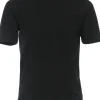 Redmond regular fit T-shirt, korte mouw O-hals, zwart