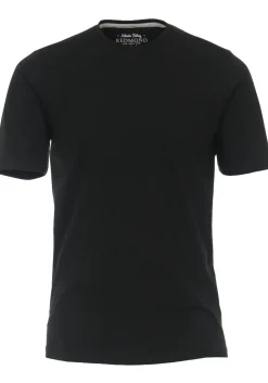 Redmond regular fit T-shirt, korte mouw O-hals, zwart