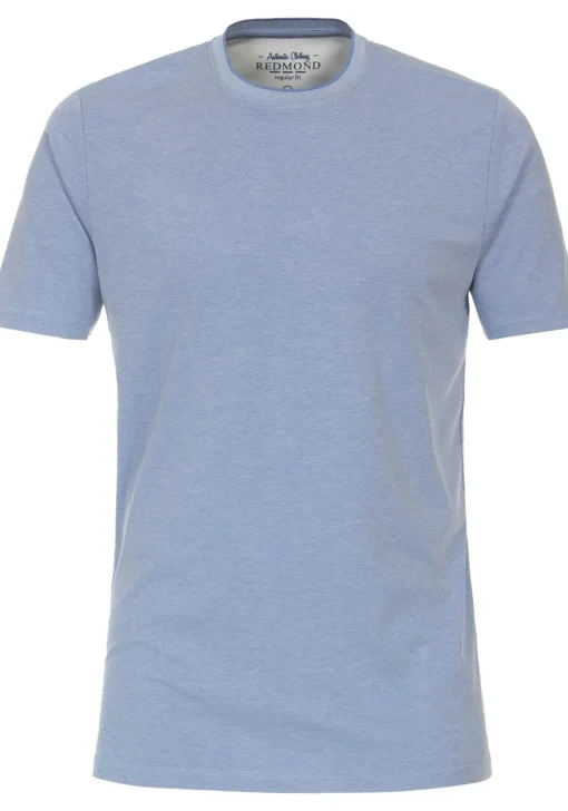 Redmond regular fit T-shirt, korte mouw O-hals, blauw