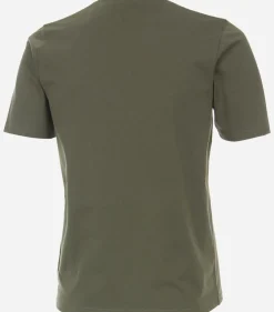 Redmond regular fit T-shirt, korte mouw O-hals, groen