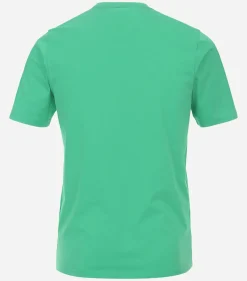 Redmond regular fit T-shirt, korte mouw O-hals, groen