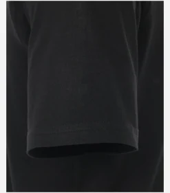 Redmond regular fit T-shirt, korte mouw O-hals, zwart