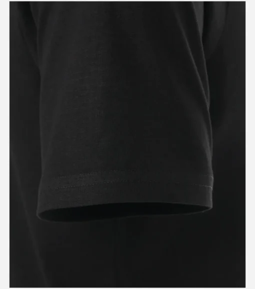 Redmond regular fit T-shirt, korte mouw V-hals, zwart