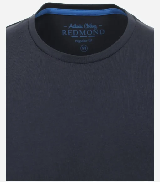 Redmond regular fit T-shirt, korte mouw O-hals, blauw