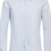Redmond slim fit overhemd, popeline, blauw