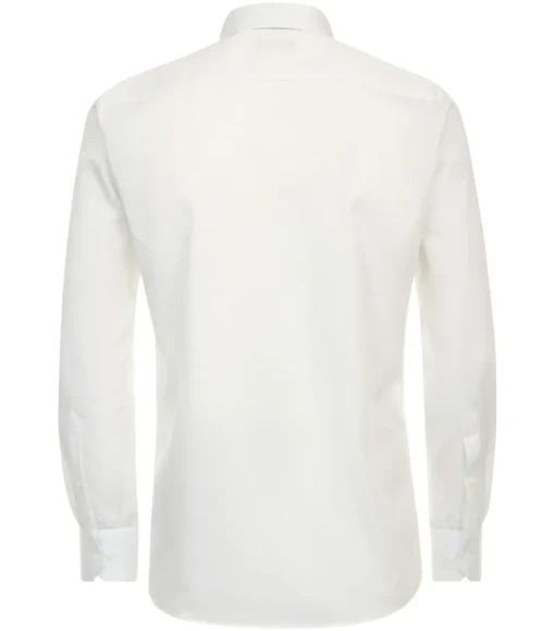 Redmond slim fit overhemd, twill, wit