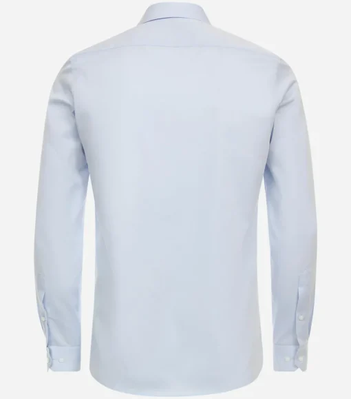 Redmond slim fit overhemd, popeline, blauw