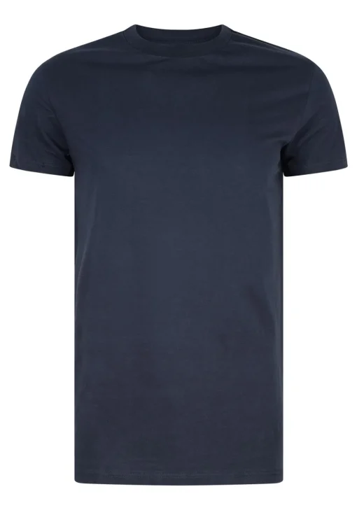 RJ Bodywear Everyday Amsterdam T-shirts (2-pack), heren T-shirts O-hals breed, donkerblauw