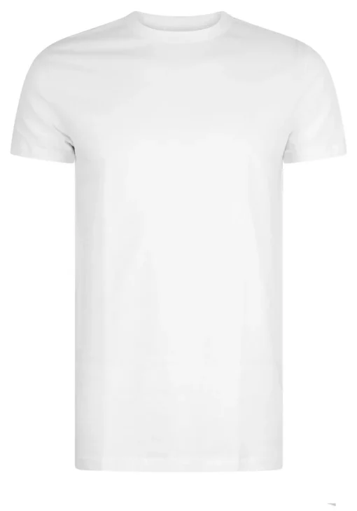 RJ Bodywear Everyday Amsterdam T-shirts (2-pack), heren T-shirts O-hals breed, wit