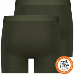 RJ Bodywear Everyday Breda boxer (2-pack), heren boxer normale lengte, donkergroen