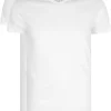 RJ Bodywear Everyday Den Haag T-shirts (2-pack), heren T-shirte extra lang, V-hals smal, wit