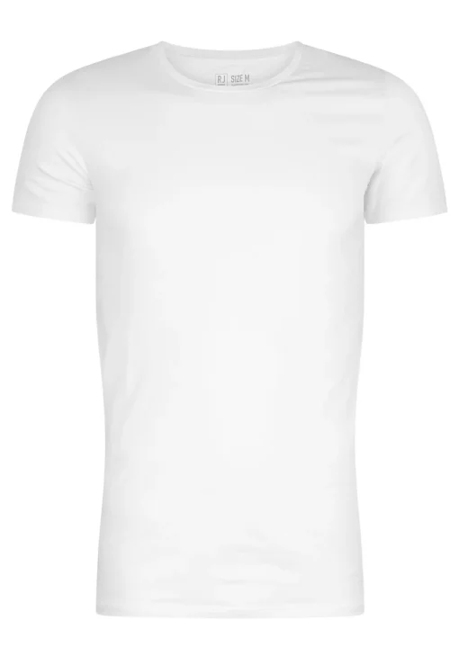 RJ Bodywear Everyday Maastricht T-shirts (2-pack), heren stretch T-shirts O-hals, wit