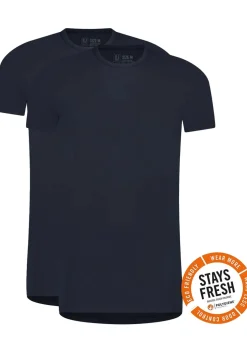 RJ Bodywear Everyday Roermond T-shirt (2-pack), heren T-shirt , donkerblauw