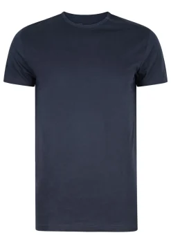 RJ Bodywear Everyday Rotterdam T-shirts (2-pack), heren T-shirts O-hals smal, donkerblauw