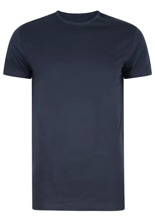 RJ Bodywear Everyday Rotterdam T-shirts (2-pack), heren T-shirts O-hals smal, donkerblauw