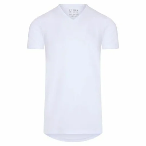 RJ Bodywear Everyday Venlo T-shirt (2-pack), heren T-shirt met V-hals, wit