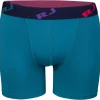 RJ Bodywear Pure Color boxershort (1-pack), boxer lang, microfiber, petrol