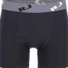 RJ Bodywear Pure Color boxershort (1-pack), heren boxer lang, microfiber, zwart
