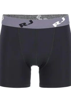 RJ Bodywear Pure Color boxershort (1-pack), heren boxer lang, microfiber, zwart