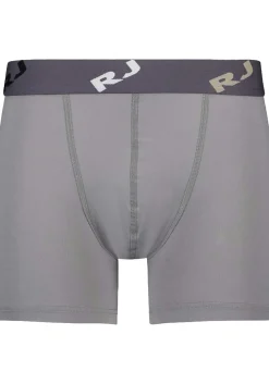 RJ Bodywear Pure Color boxer (1-pack), heren boxer lang, middengrijs