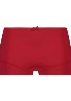 RJ Bodywear Pure Color dames short, rood