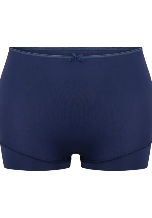 RJ Bodywear Pure Color dames short extra hoog, donkerblauw