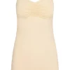 RJ Bodywear Pure Color dames jurk (1-pack), onderjurk met verstelbare bandjes, huid