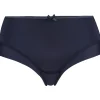 RJ Bodywear Pure Color dames midi brief, donkerblauw