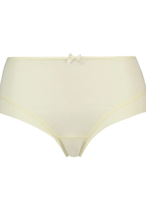 RJ Bodywear Pure Color dames midi brief, ivoor