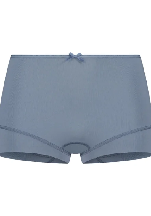 RJ Bodywear Pure Color dames short (1-pack), staalblauw
