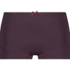 RJ Bodywear Pure Color dames short, aubergine