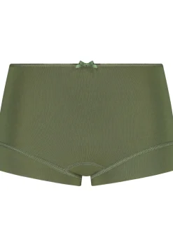 RJ Bodywear Pure Color dames short, donkergroen
