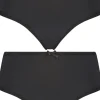 RJ Bodywear Pure Color dames extra comfort string (2-pack), zwart